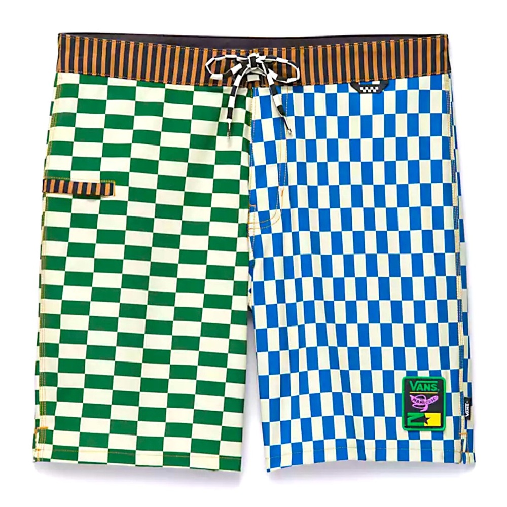 VANS X MAMI WATA COLLAB BOARDSHORTS $65 NWT NEW SURF SKATE BEACH SWIM WEAR 34